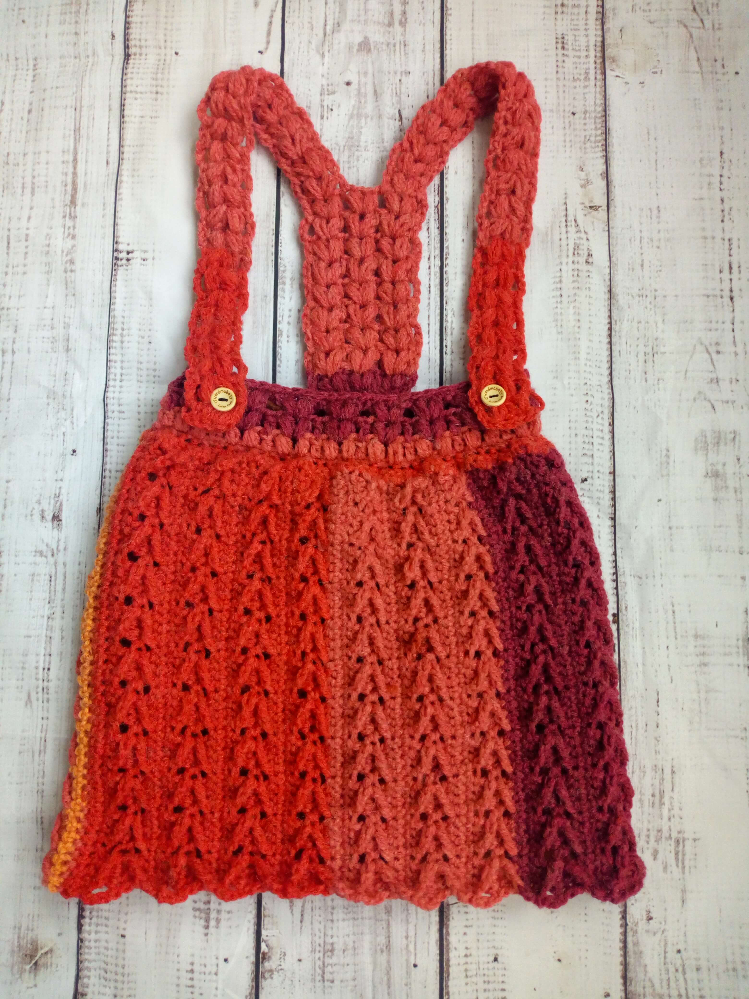 Crochet summer Pinafore