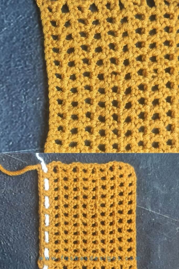 Easy, free Crochet coaster pattern using 2 different techniques.