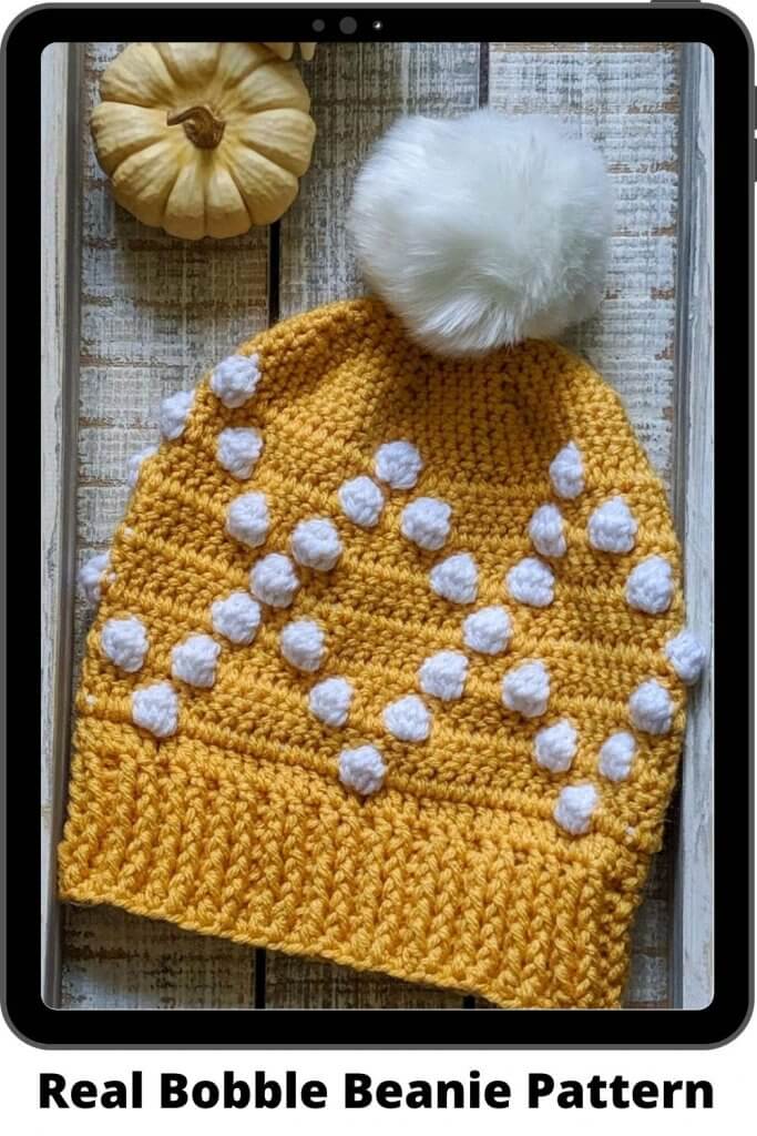 Easy crochet beanie pattern