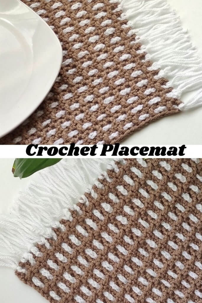 Crochet placemat pattern
