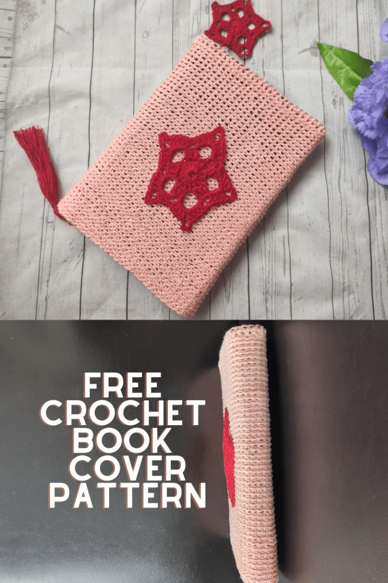 Crochet Book Cover Free Pattern.