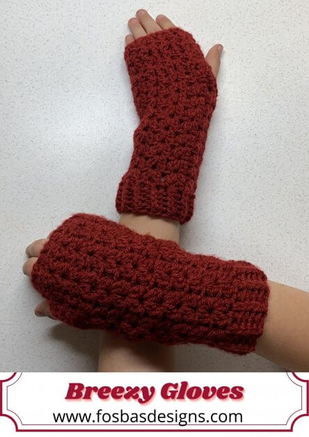 Crochet Fingerless glove pattern