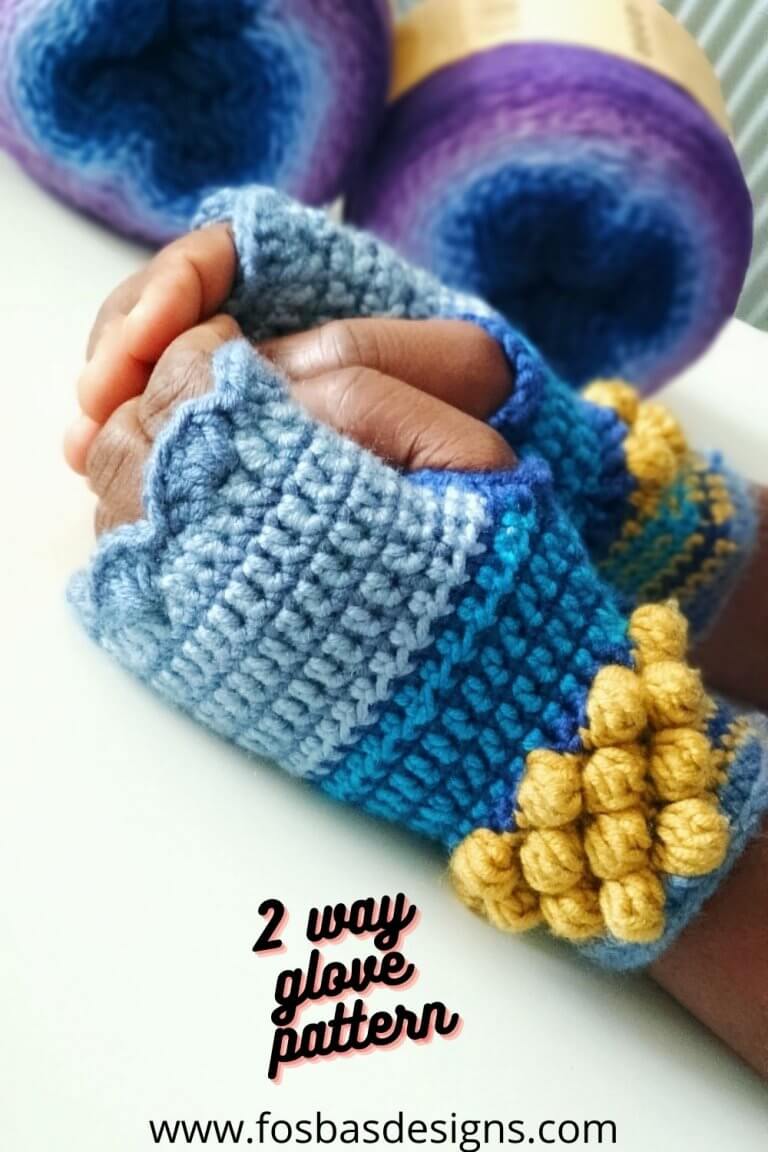 Easy Crochet Glove Free Pattern