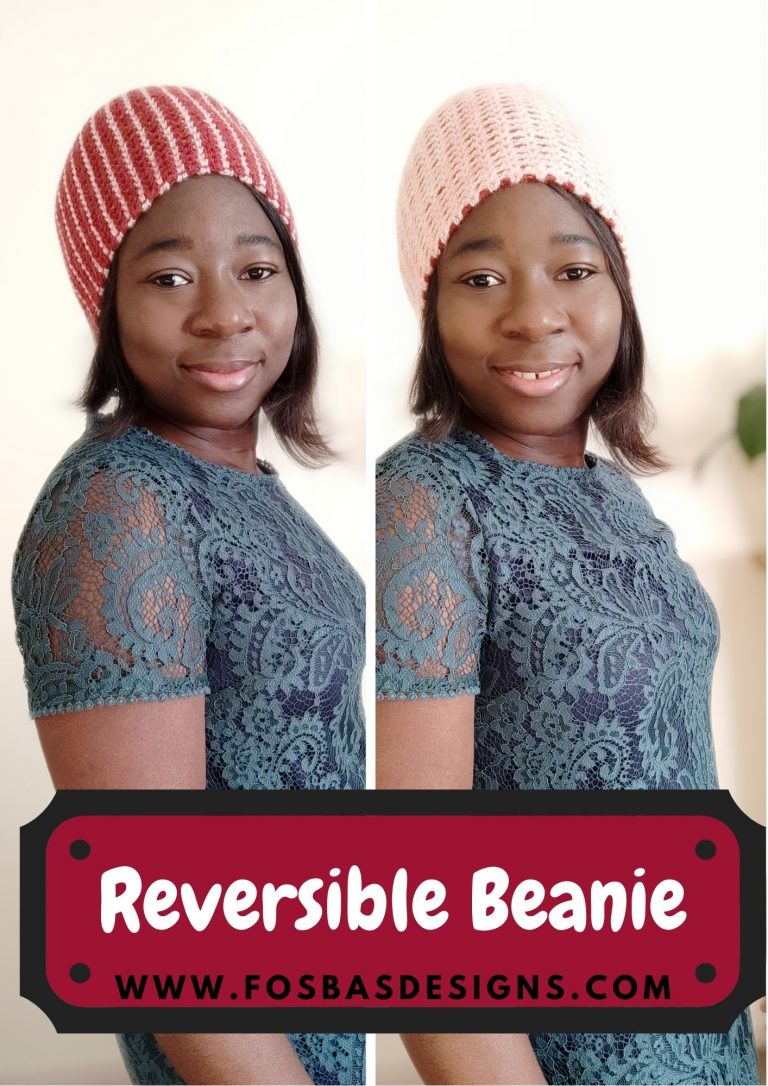 Crochet reversible beanie and cowl pattern