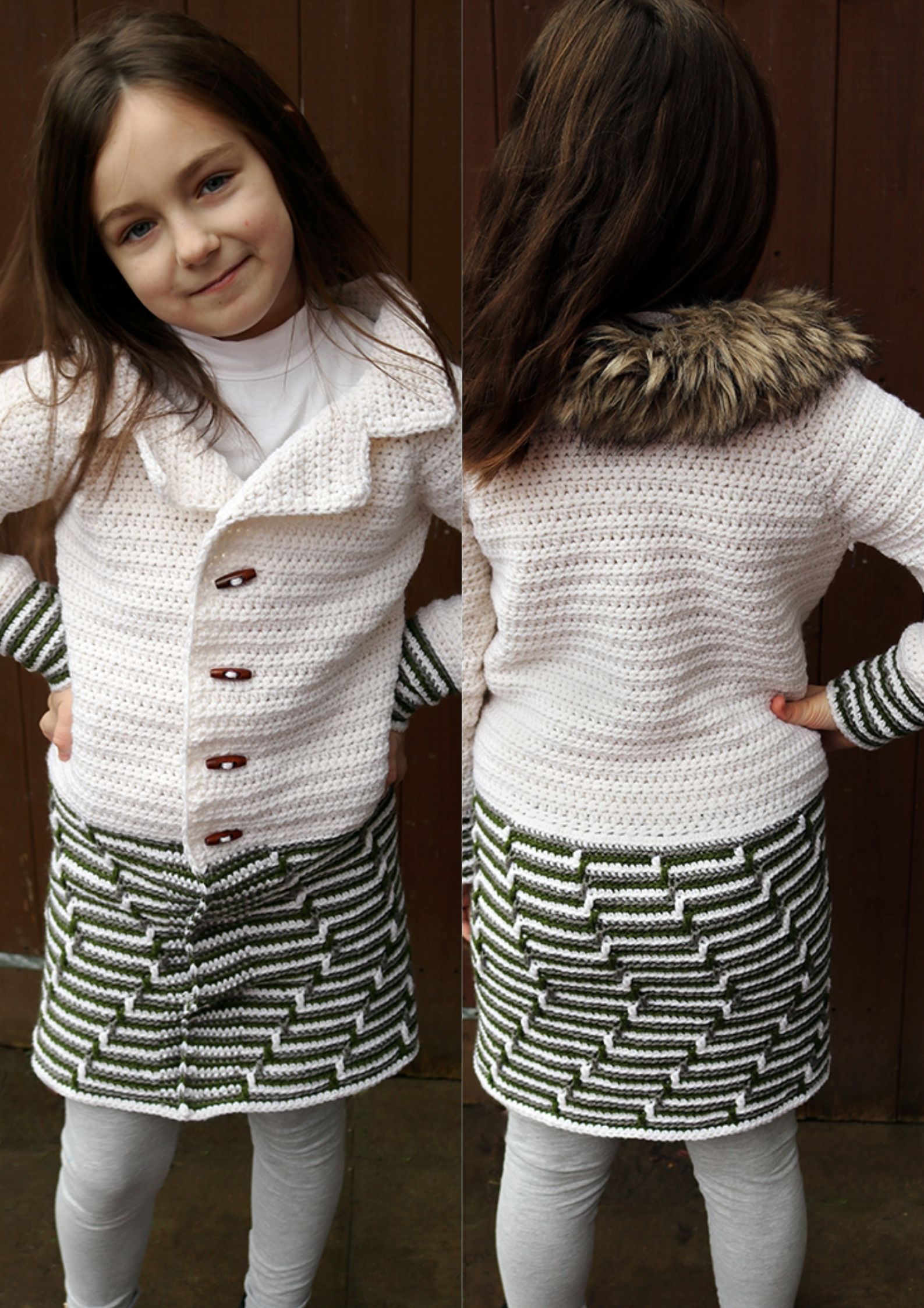 free short coat patterno crochet