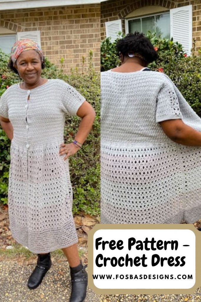 crochet cardigan dress pattern