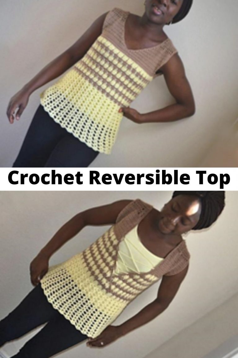 Crochet Summer Reversible Tee Pattern