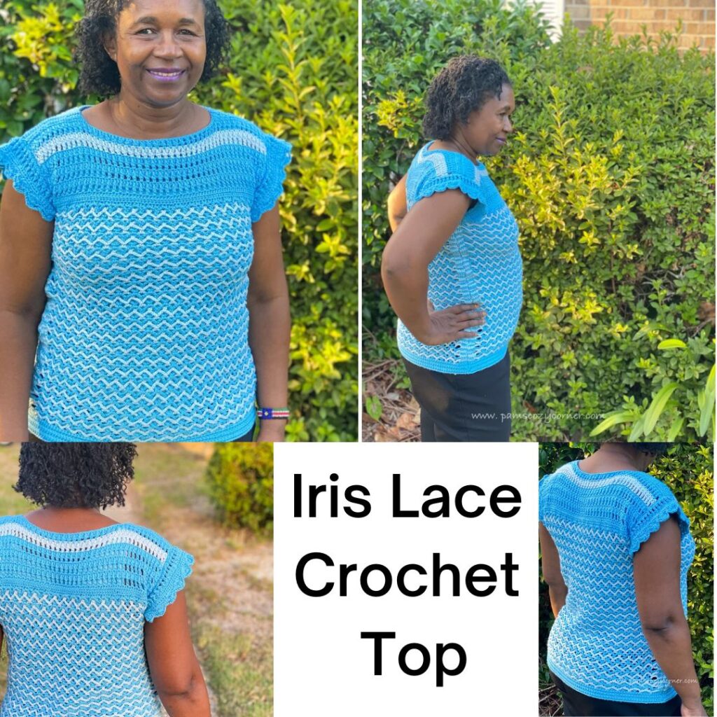 Easy crochet lace top pattern