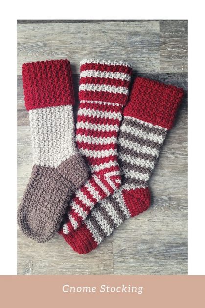 Crochet Socks - Santa Socks