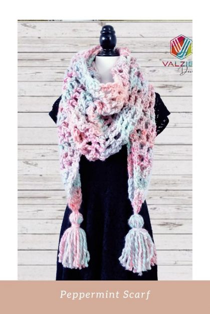 One skein Crochet shawl pattern