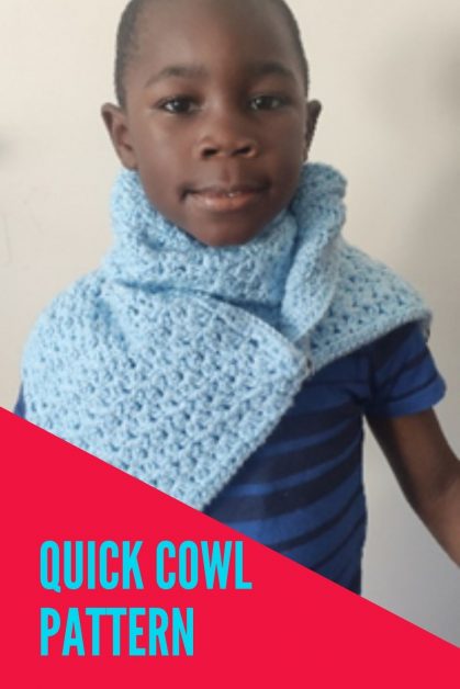 easy Pocket Scarf styled as Cowl