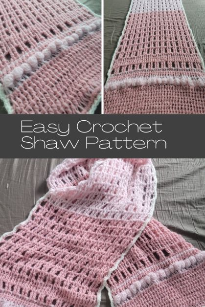 Wrapped in Hope Crochet shawl Pattern