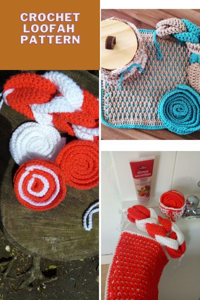 Bath pouf free crochet pattern