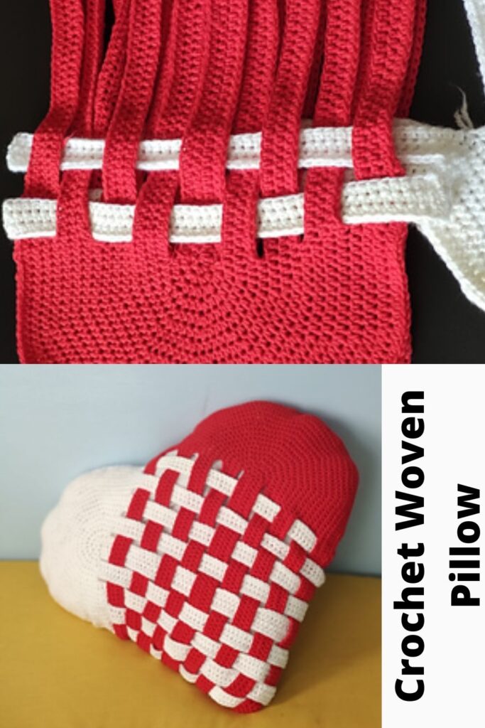 Crochet Heart Pillow free Pattern