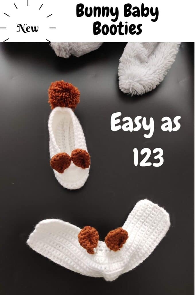 Crochet soft sole baby shoe