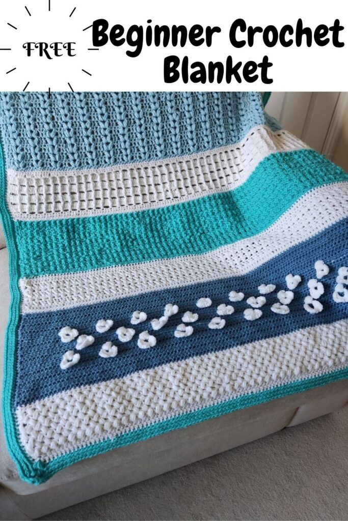 Beginner crochet blanket pattern
