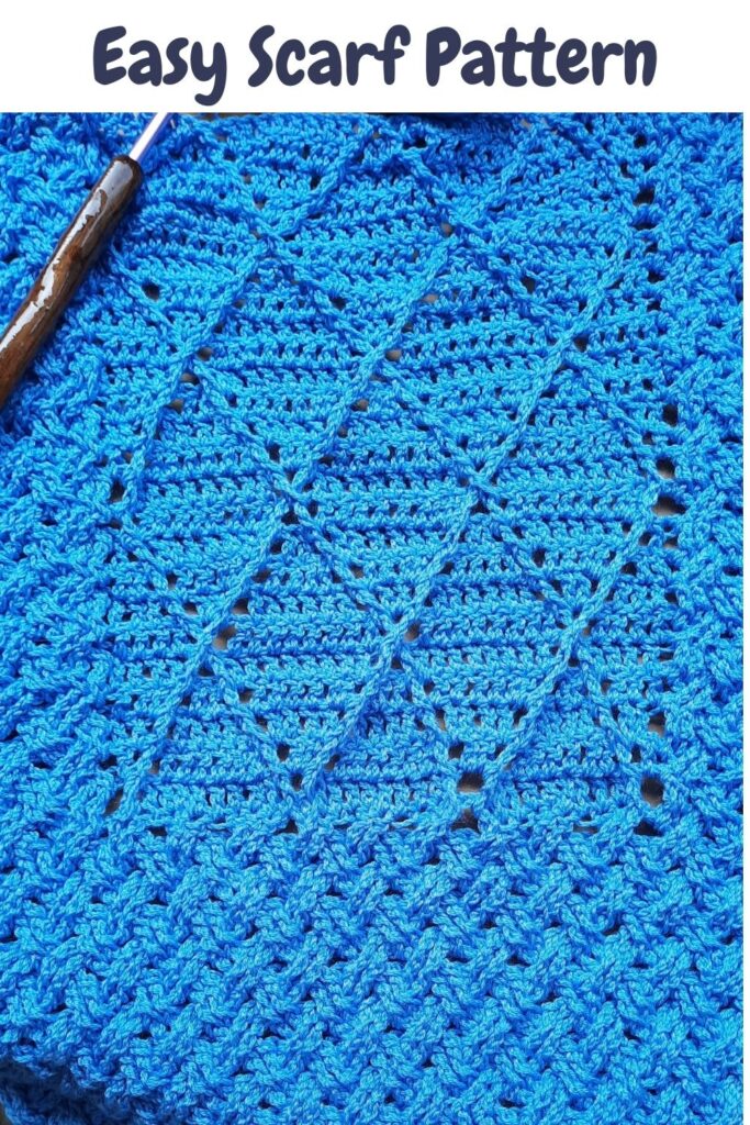 Easy Crochet scarf pattern for mens