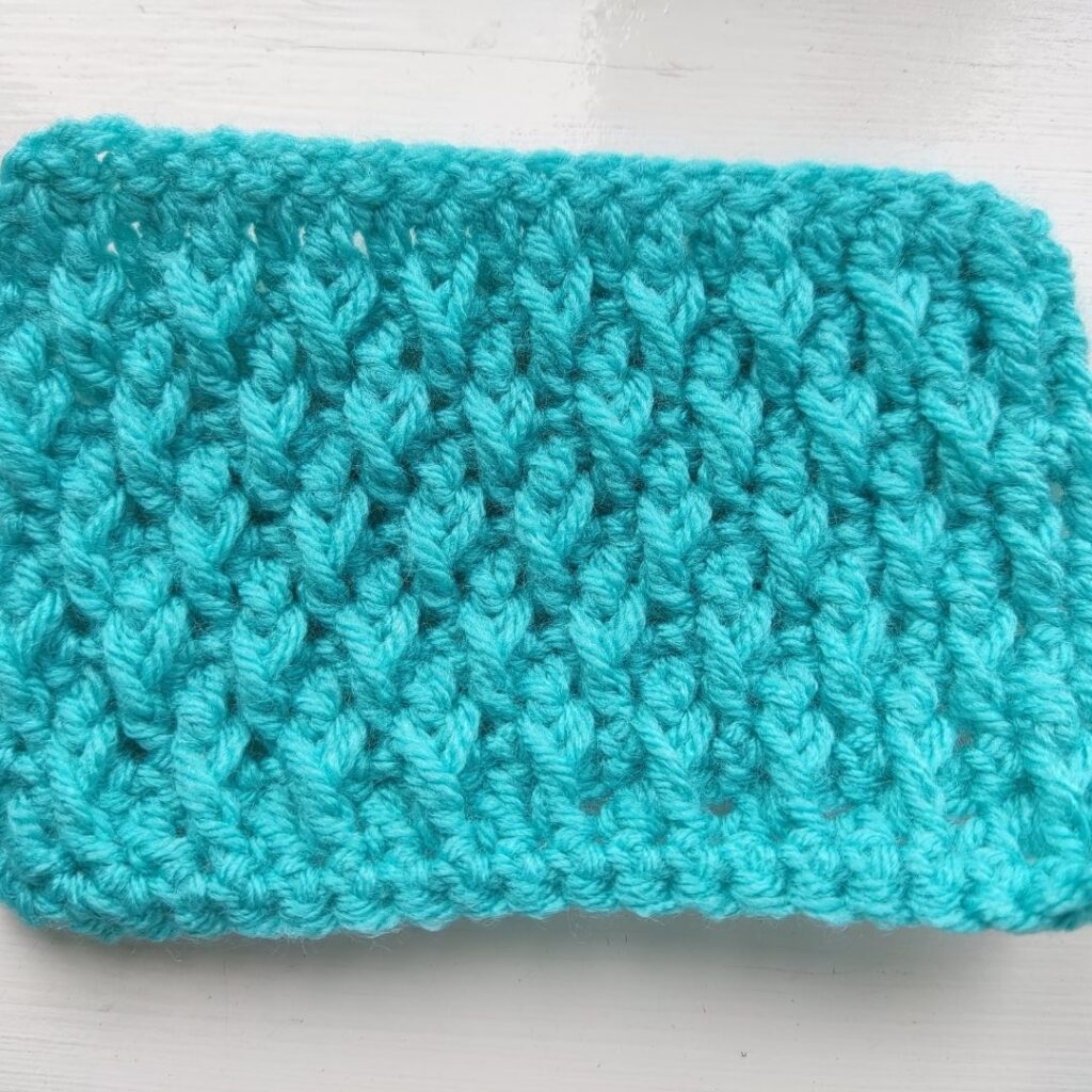 Alpine stitch tutorial to help you crochet confidently