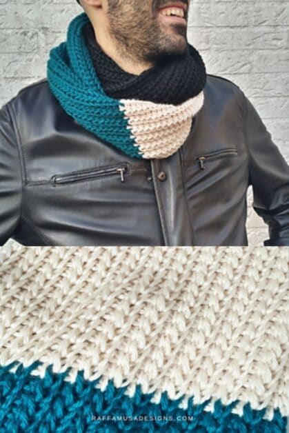 crochet scarf for men