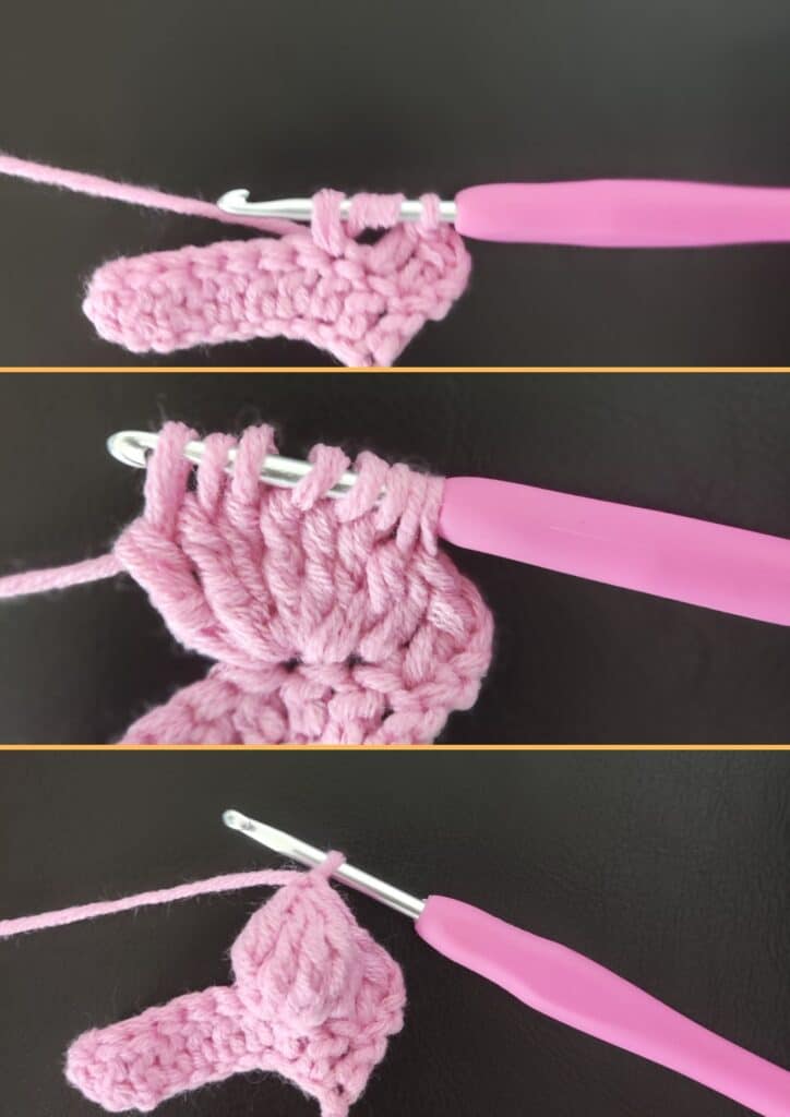 How to crochet the bobble stitch