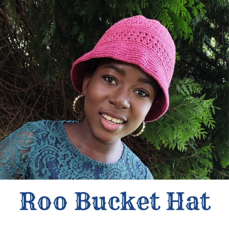 Crochet backpack with Bucket hat