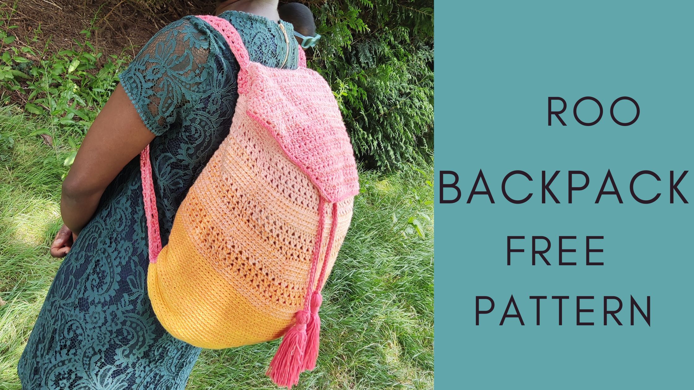 Crochet easy backpack pattern free