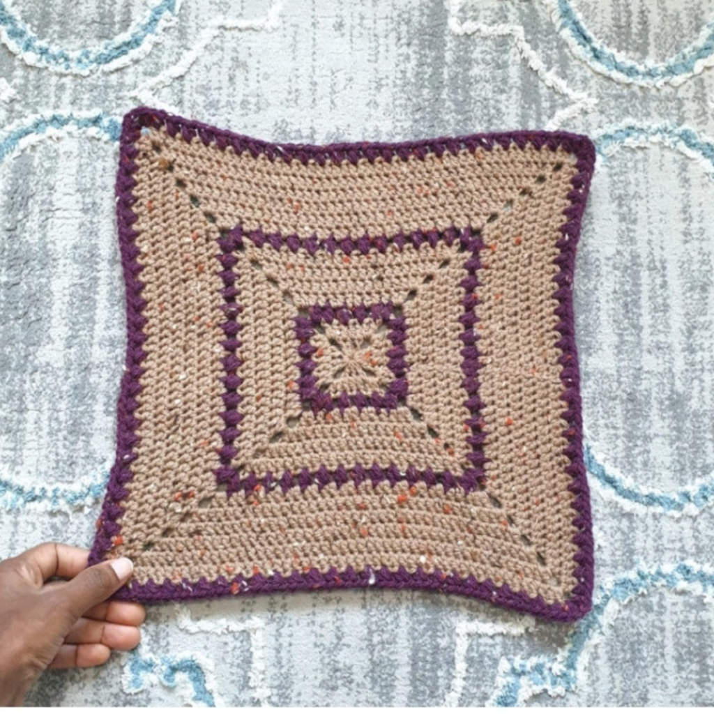 Unique Crochet Granny Square pattern