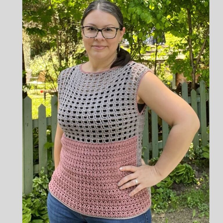 Crochet Summer Tee – Made with any weight of yarn!