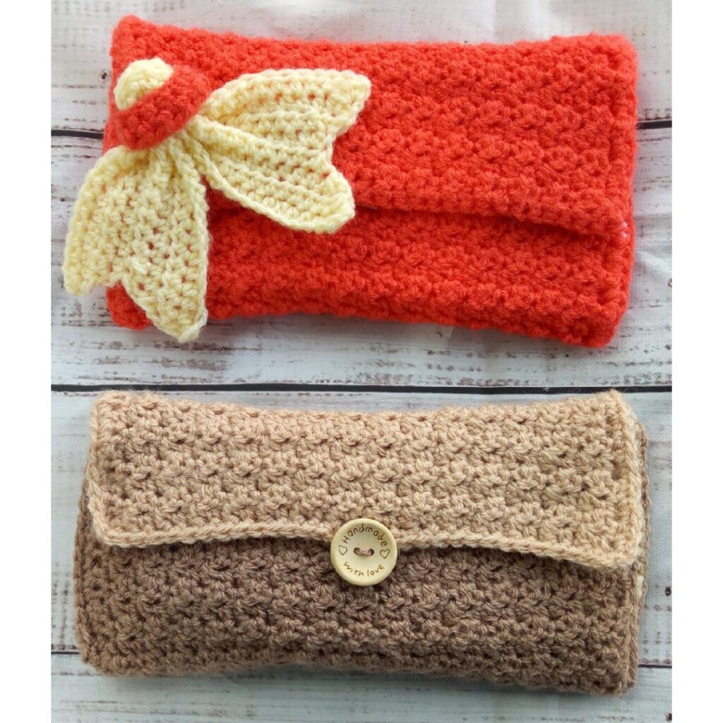 Easy crochet wallet/clutch pattern
