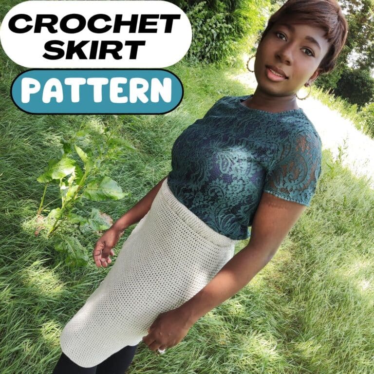 Easy crochet skirt free pattern