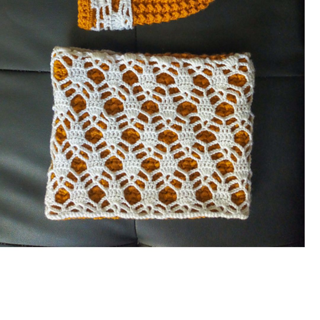 Crochet double side cowl free pattern