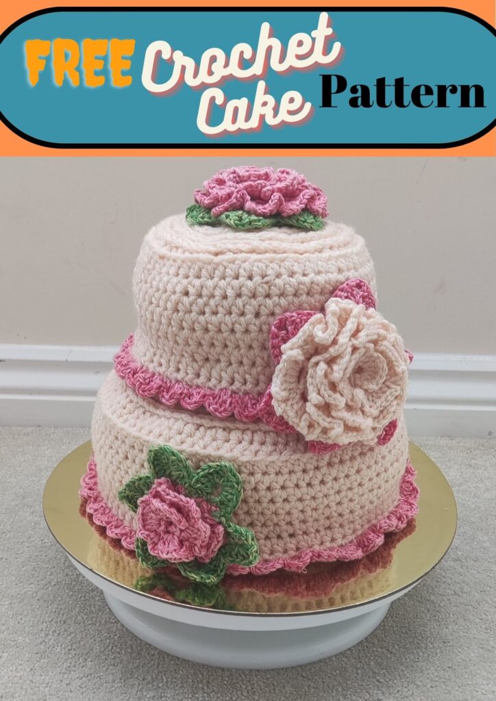 easy crochet cake. pattern