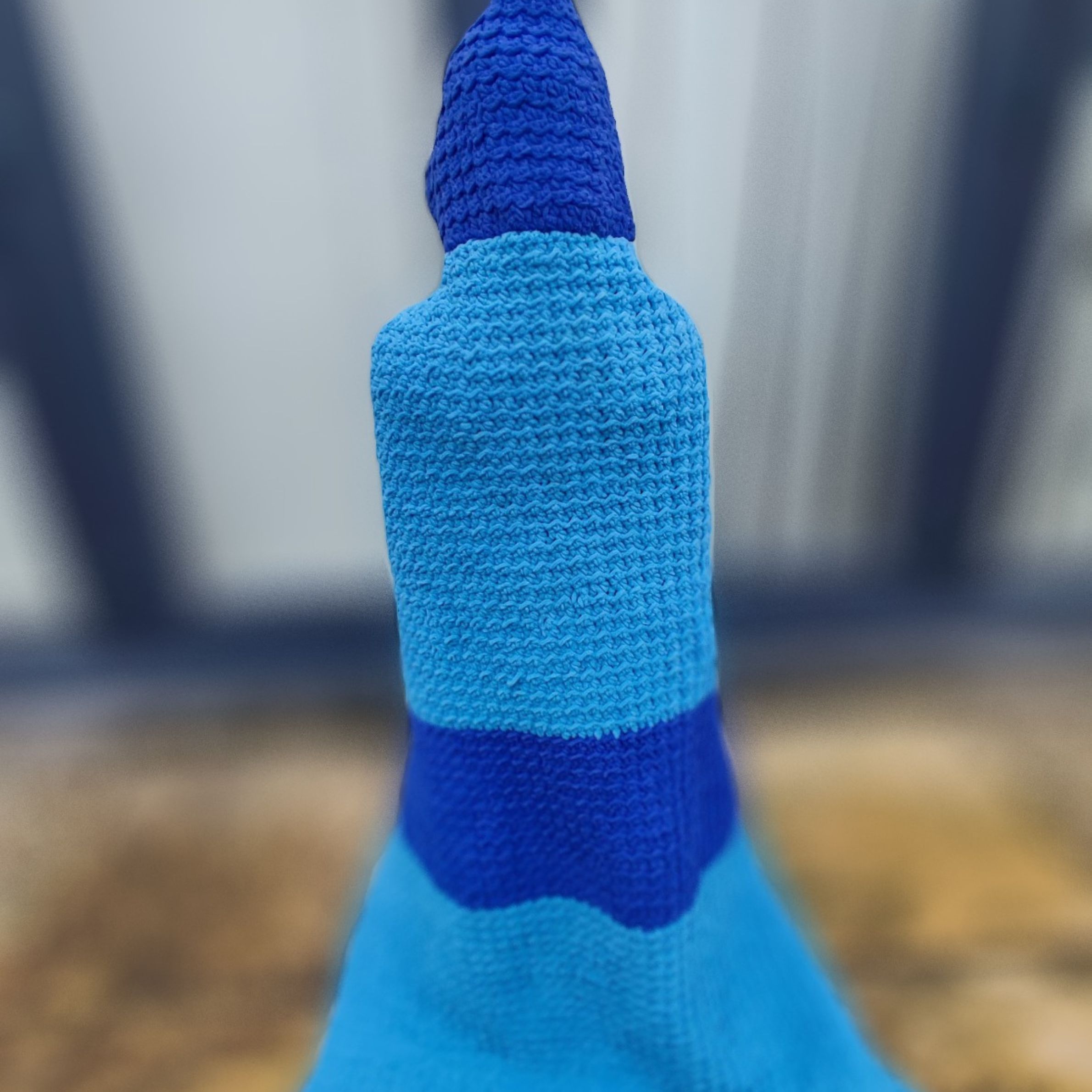 Crochet hooded blanket