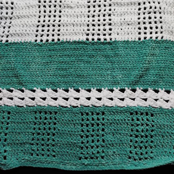 Crochet easy blanket pattern for beginners