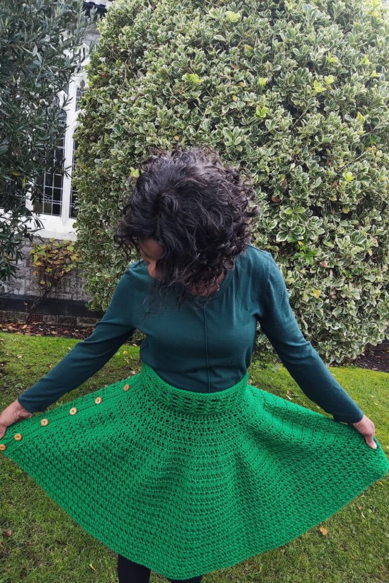 Crochet skirt free pattern