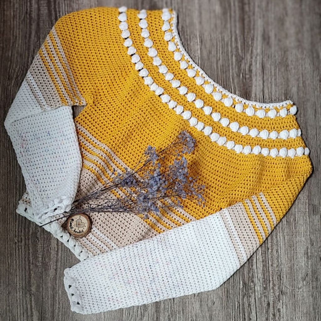 Crochet easy sweater for the beginner