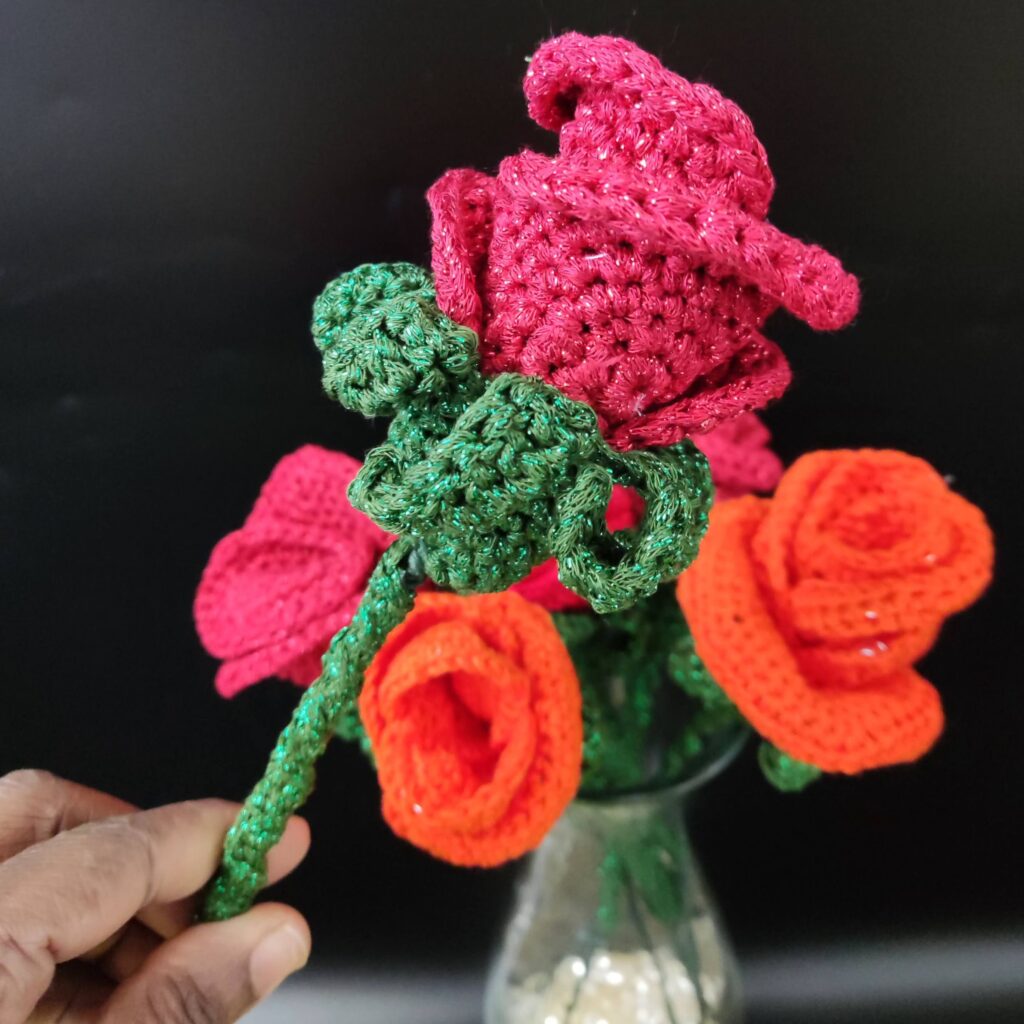 Free Easy Rose Crochet Pattern - Fosbas Designs