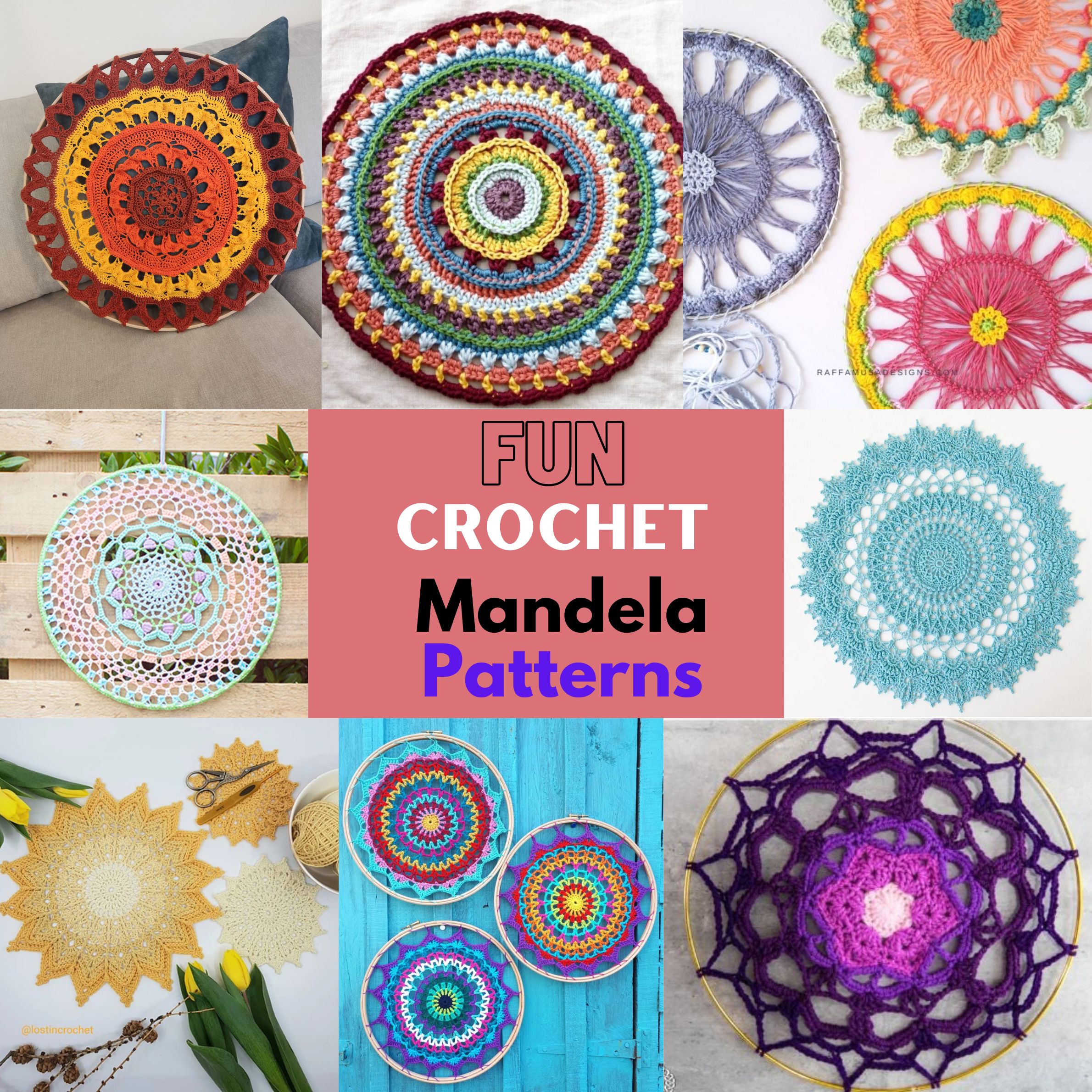 You Spin Me Round (Like a Mandala)! 10 Free Mandala Crochet Patterns