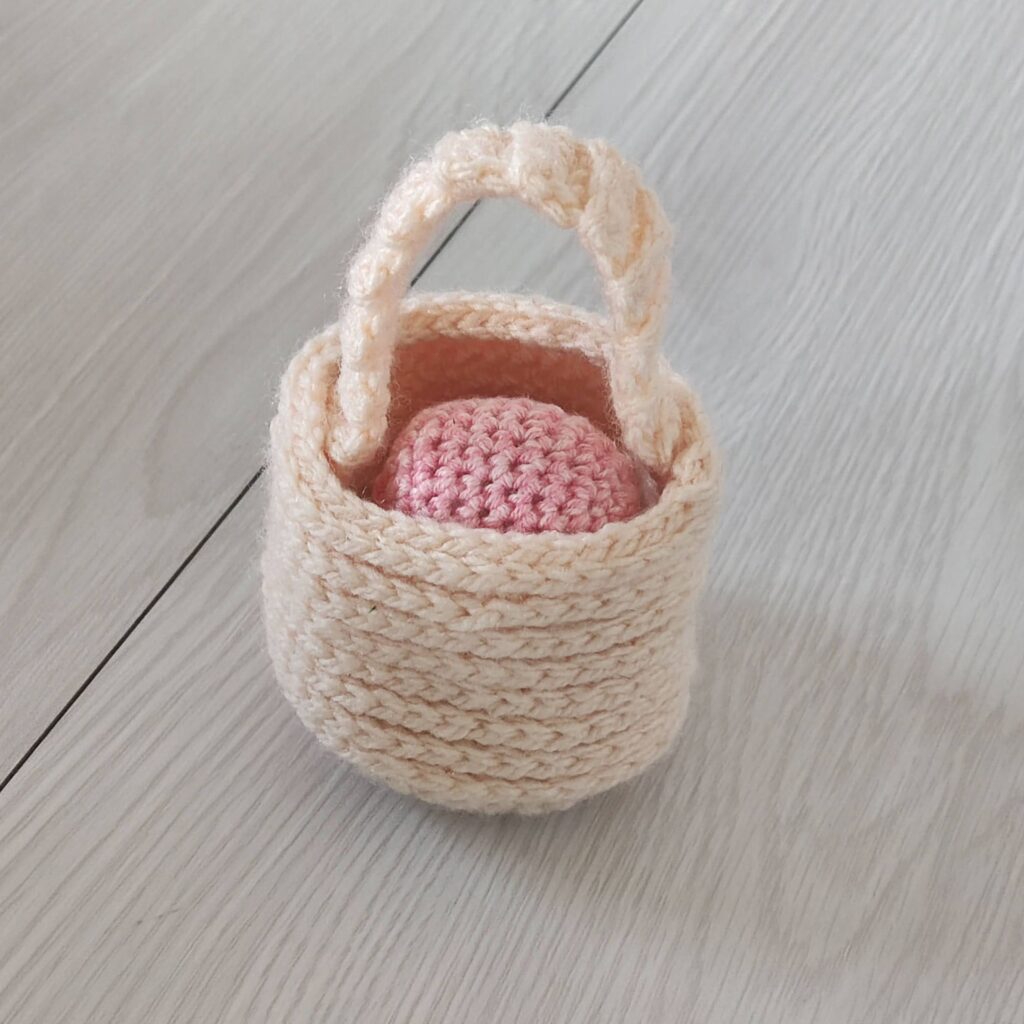 Mini Crochet Easter Basket Pattern