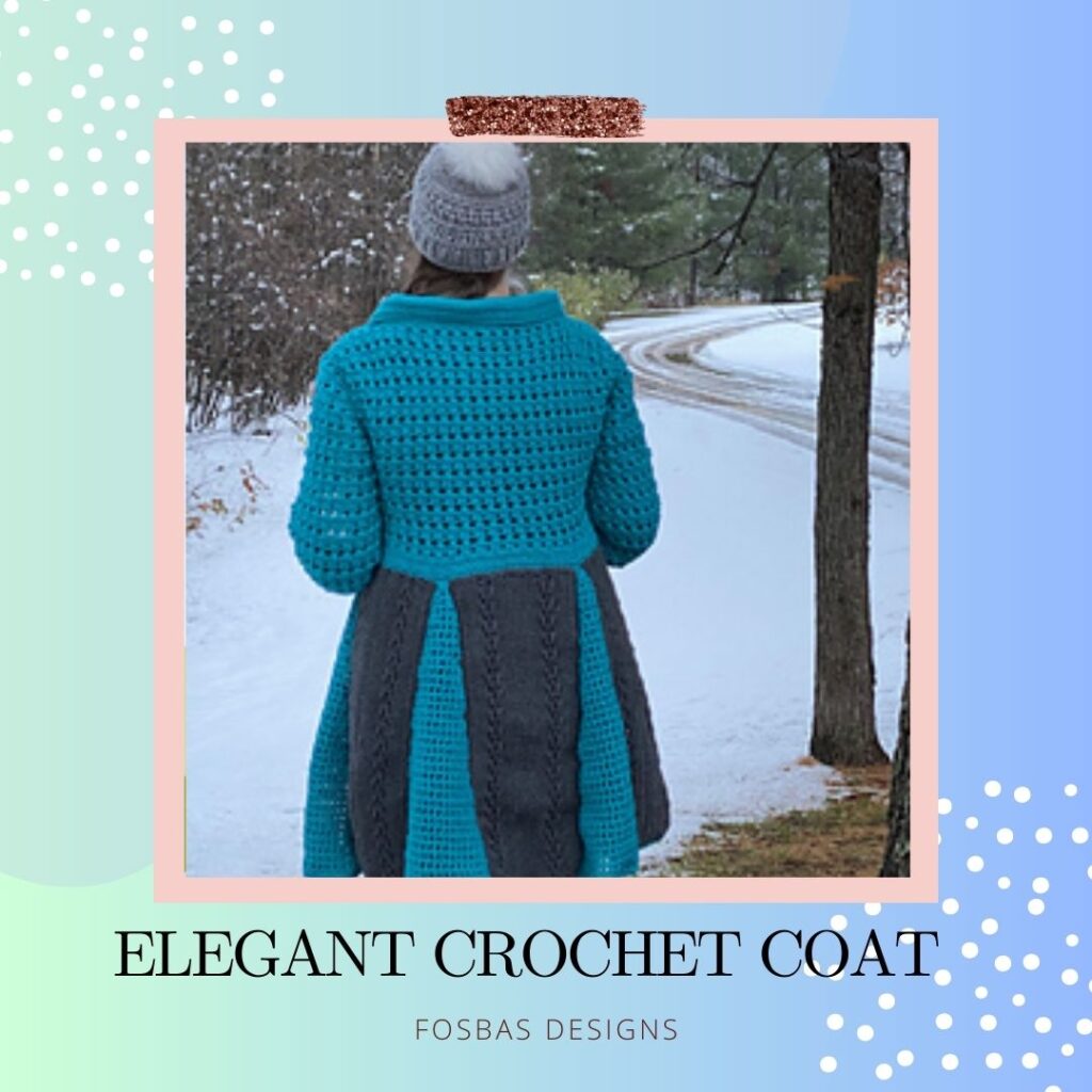 Crochet Coat Pattern - Fosbas Designs