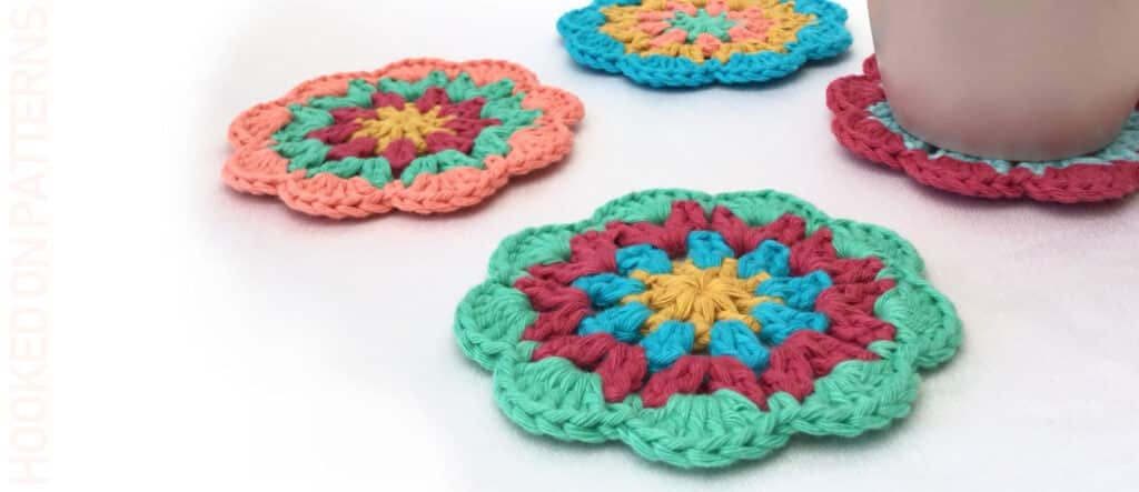 Crochet coaster free pattern