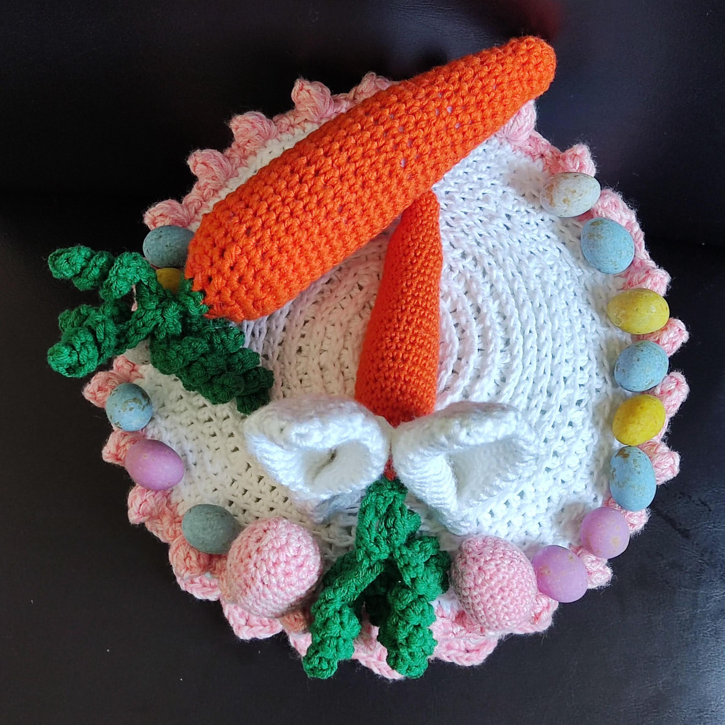Crochet Bunny Cake Free pattern