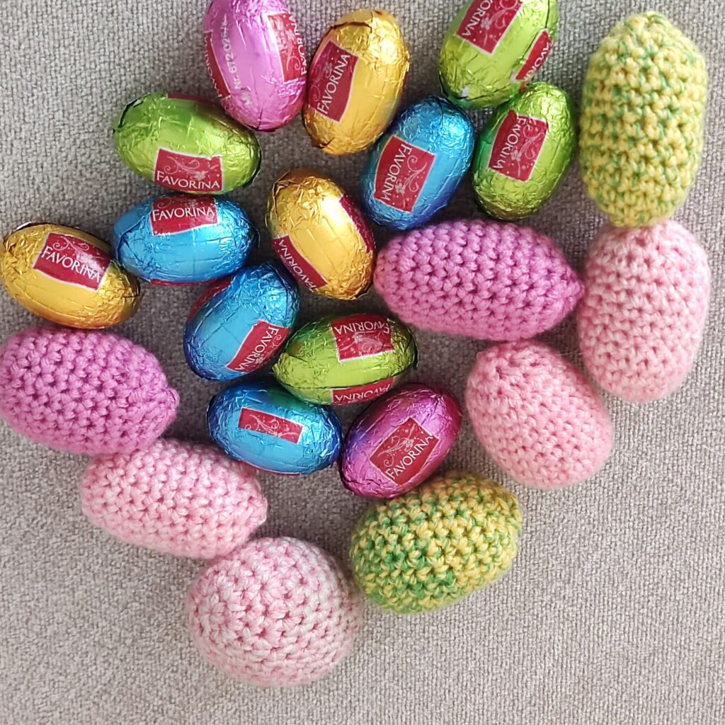Mini easter crochet egg pattern free