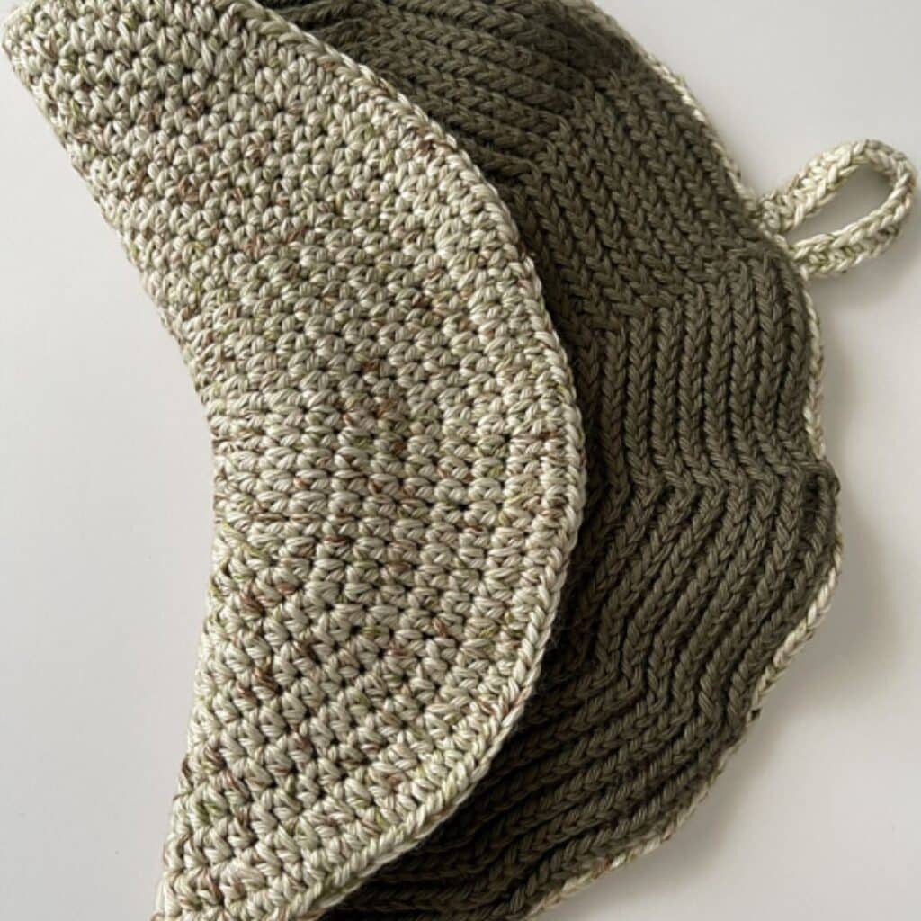 Free Double Thick Tunisian Crochet Potholder Pattern - Nicki's Homemade  Crafts