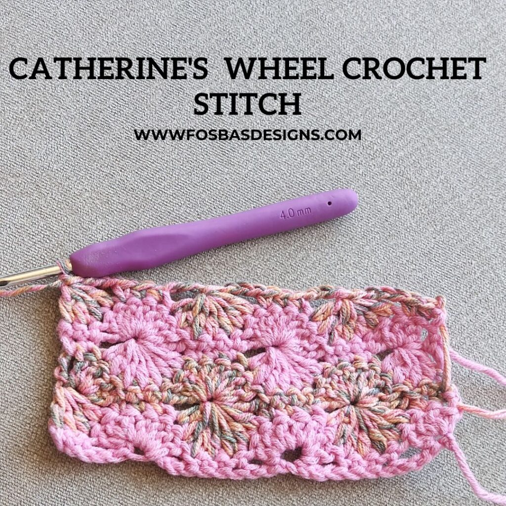 Catherine Wheel Stitch Square Pattern