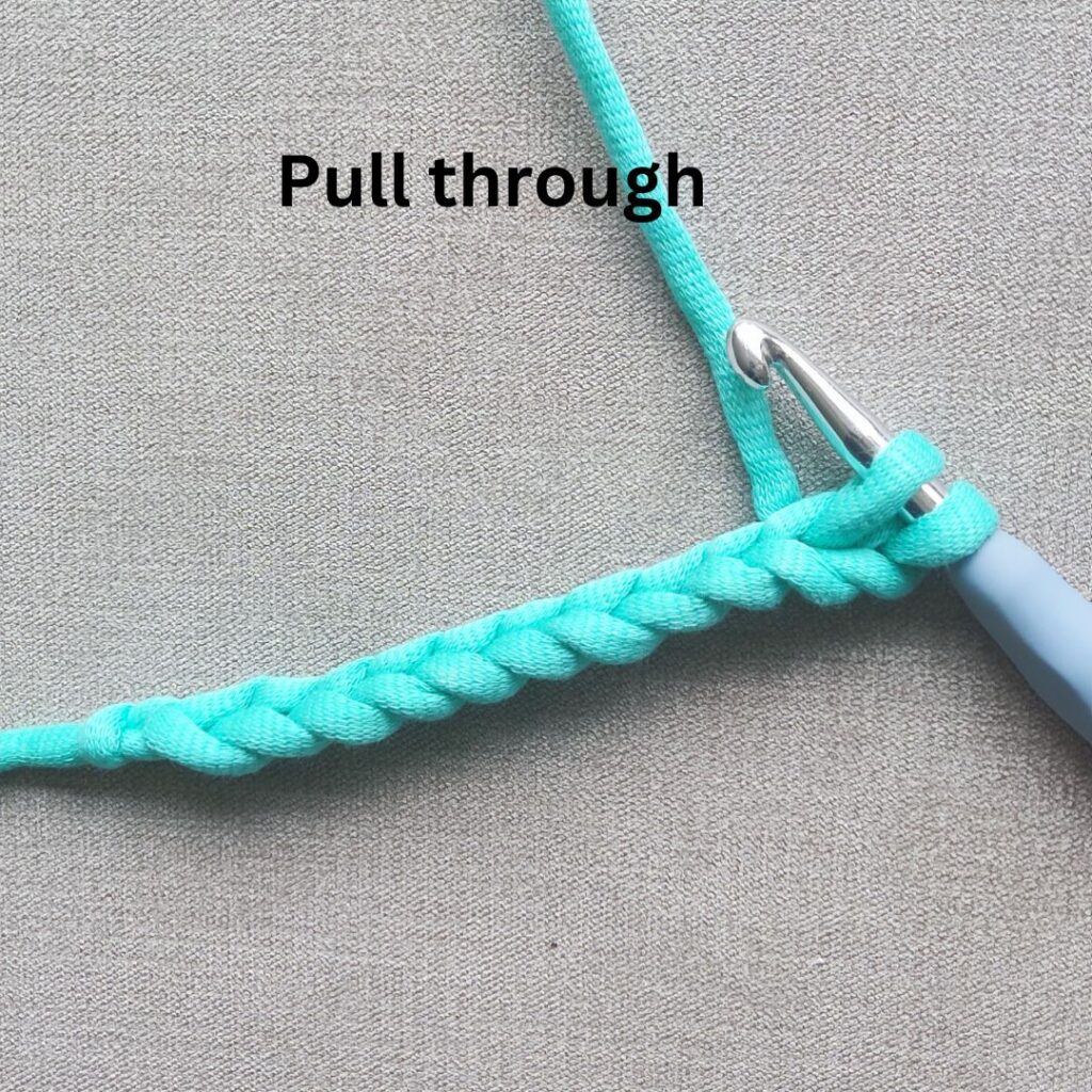 How to make the single crochet stitch tutorial