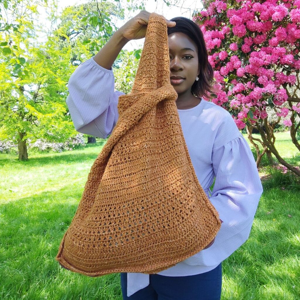 Crochet V-Neck Top Pattern - Fosbas Designs