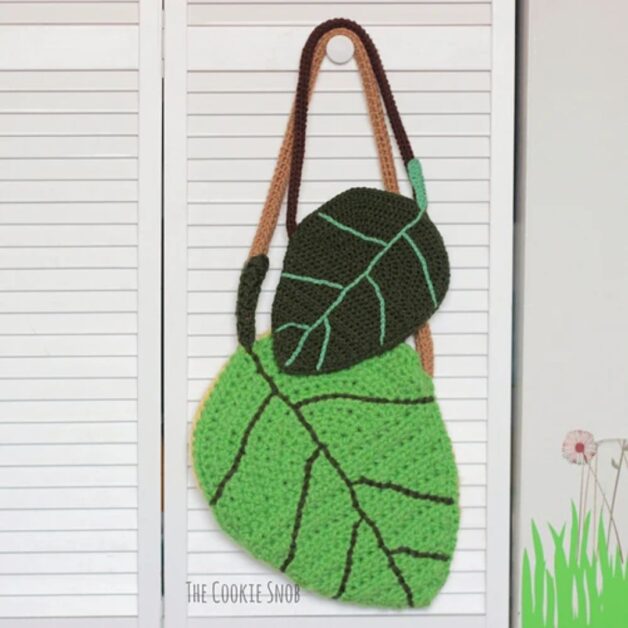 25 free crochet leaf patterns - Fosbas Designs