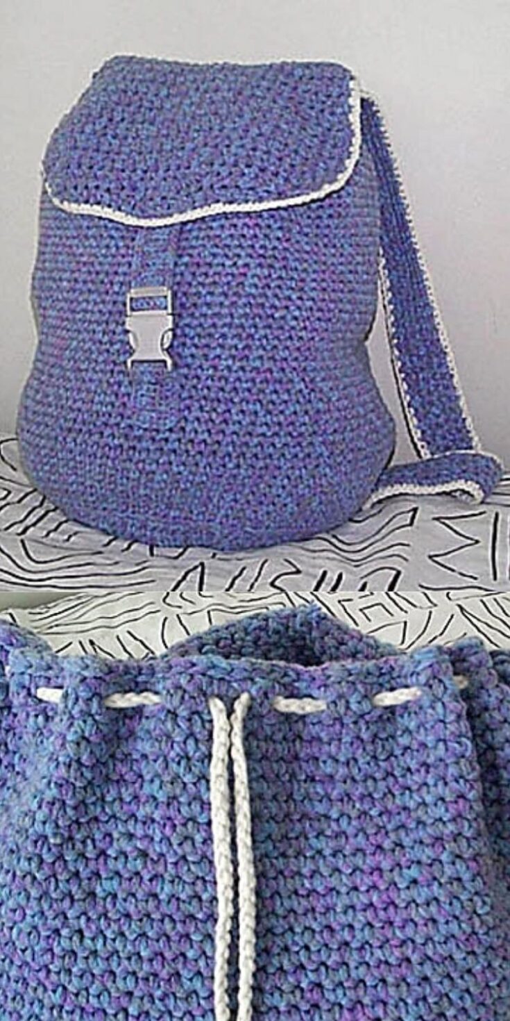 7+ Easy Crochet Backpack Patterns - Easy Crochet Patterns