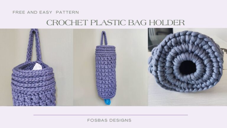 Crochet Plastic Bag Holder Free Pattern
